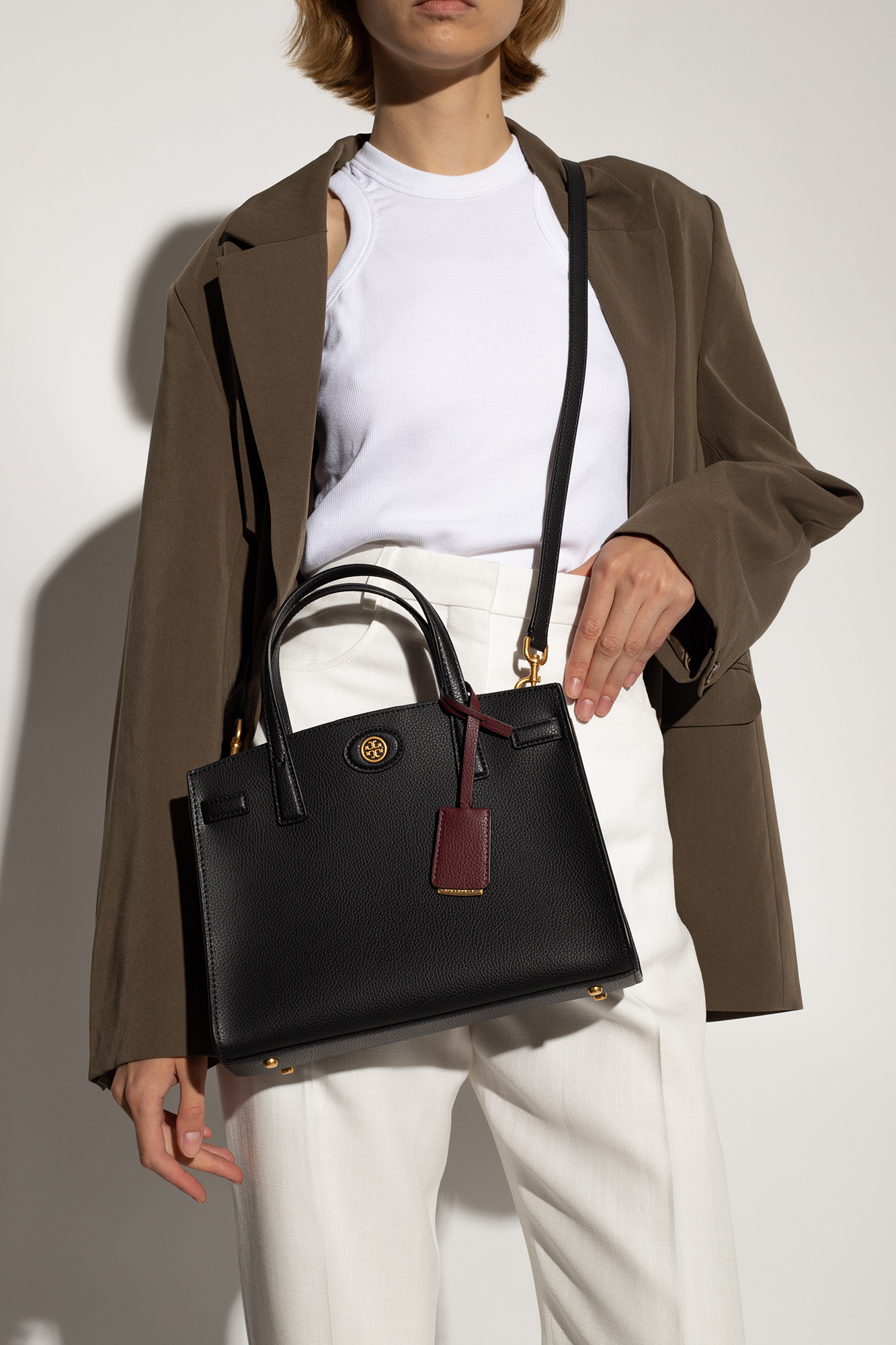 Small robinson leather tote online